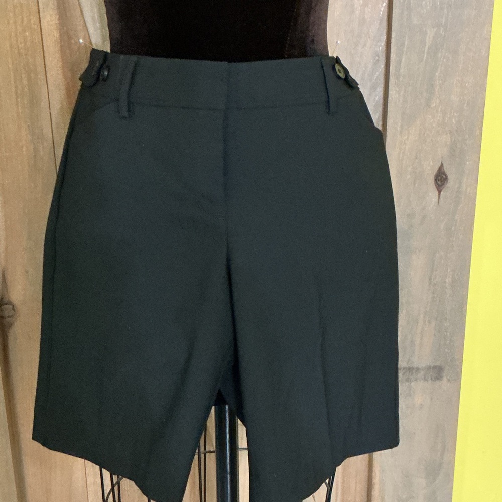 Express Editor Black Women's Tailored Bermuda Shorts